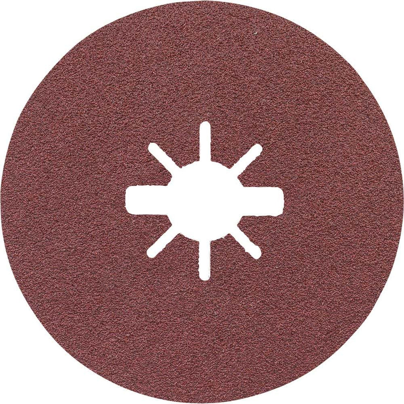 Bosch Professional Expert Fibre Sanding Discs (for Metal, X-LOCK, R444, Diameter 125 mm, Grit 80, Bore Diameter: 22.23 mm)