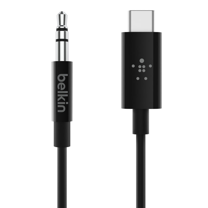 Belkin Mini-phone/USB Audio Cable USB-C to 3.5mm 3'