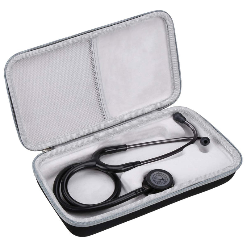 Aproca Hard Carry Travel Case fit 3M Littmann Classic III Monitoring Stethoscope Black