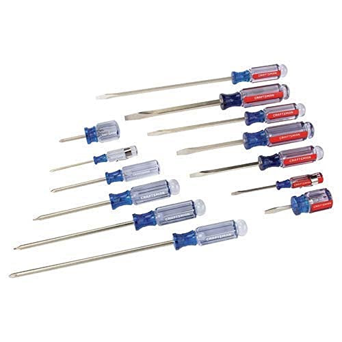 CRAFTSMAN Screwdriver Set, Slotted & Phillips, 14Piece (CMHT65045) Pack of 1