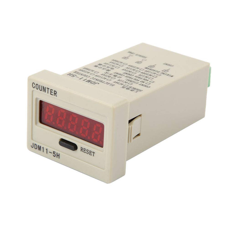 DIGITEN 0-99999 Digital Counter, LED Counter Electronic Counter JDM11-5H AC220V / DC36V / DC 24V / DC 12V (DC12V) DC12V