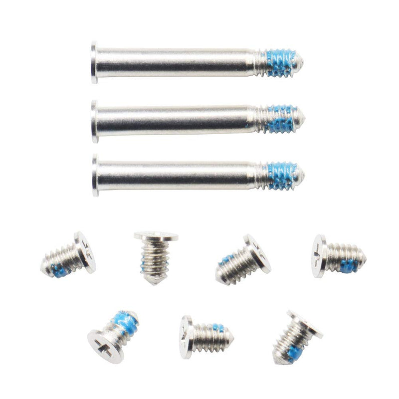 Replacement Screws Set for MacBook Pro 13" 15" 17" A1278 A1286 A1297 2009-2012, 10pcs Unibody Bottom Case Cover Phillips Repair Replacement Notebook Laptop PC Computer Screw