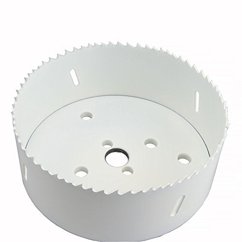 MaxTool 5-3/4" Bi-Metal Hole Saw 146mm Cobalt High Speed Steel M42 Bimetal Holesaw with 1.5" Deep 5/8-18 Thread for Metal Wood Plastic; BM42W44R548