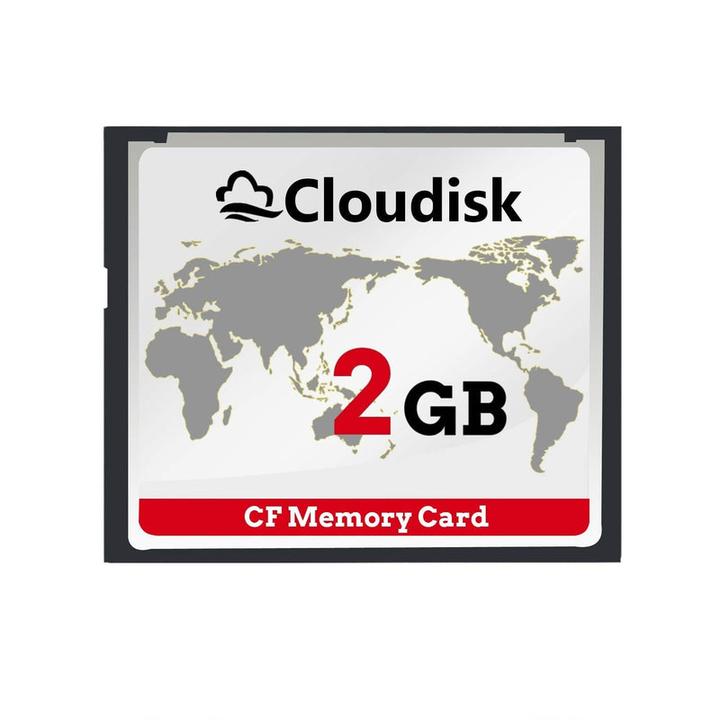 Compact Flash Card 2GB CF 2.0 Performance for Vintage Digital Camera and Industry Equipment (2GB CompactFlash)