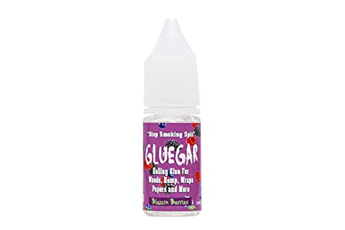 Caligars GlueGar Natural Rolling Glue for Woods, Papers, and Cigar Wraps - Flavored Adhesive Cigar Glue and Sealer, Easy to Use Plant Based Glue Sticks- 10 ML Squeeze Bottle (8 Pack Warped Watermelon)