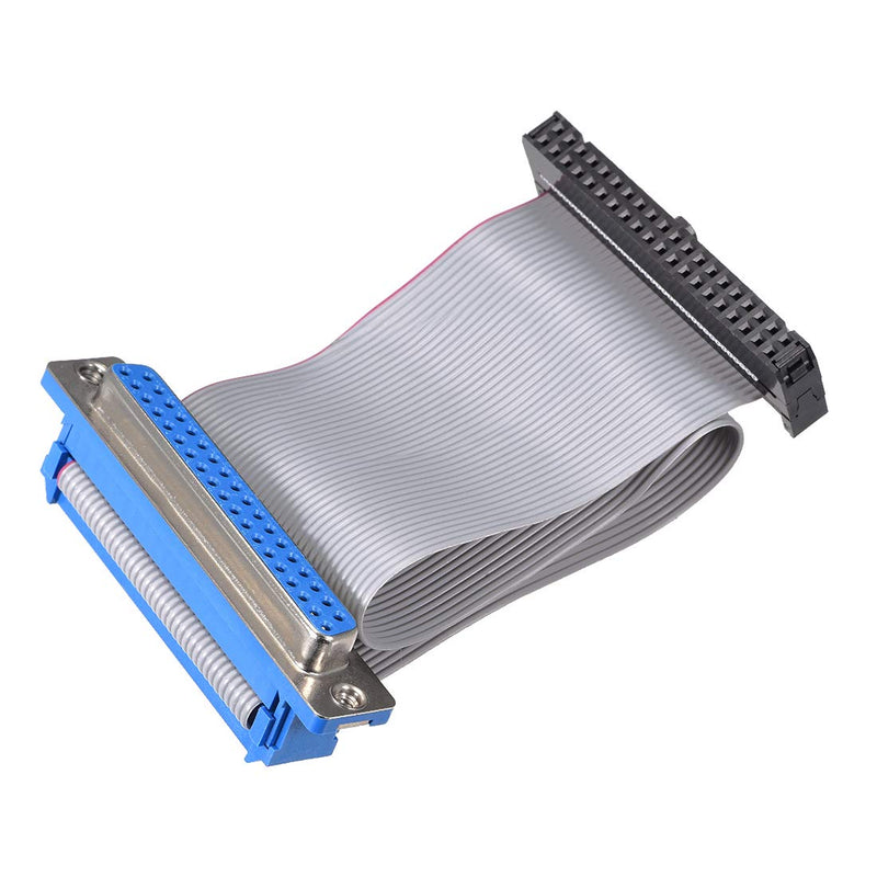uxcell IDC Wire Flat Ribbon Cable DB37 Female to FC-40 Female Connector 2.54mm Pitch 20cm Length