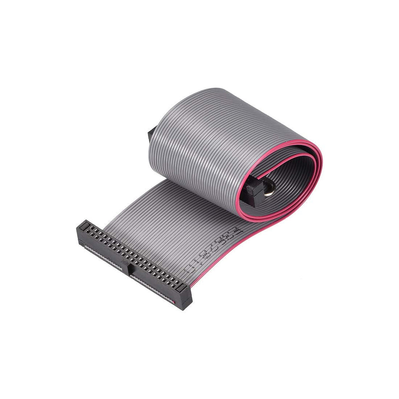 uxcell IDC Wire Flat Ribbon Cable FC/FC Female Connector A-type 40Pins 1.27mm Pitch 20cm Length 40 Pins