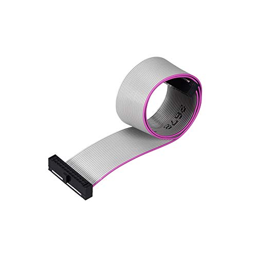 uxcell IDC Wire Flat Ribbon Cable FC/FC Female Connector A-Type 24Pins 1.27mm Pitch 20cm Length 24 Pins