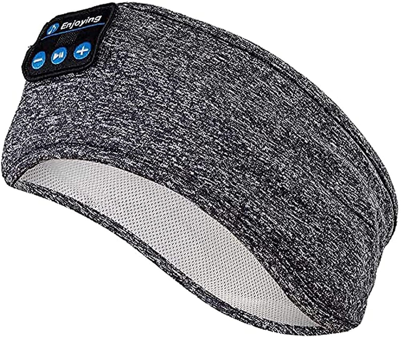 Perytong Sleep Headphones Wireless, Bluetooth Sports Headband Headphones with Ultra-Thin HD Stereo Speakers Perfect for Sleeping,Workout,Jogging,Yoga,Insomnia, Air Travel, Meditation, Grey 1 Count (Pack of 1)