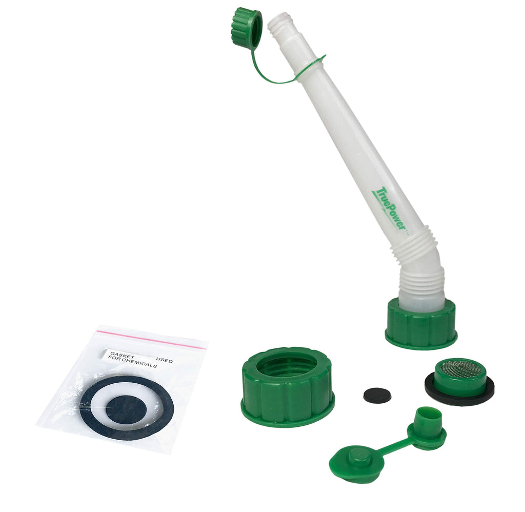 TruePower Replacement Spout and Vent Kit + Extra Gaskets (Green)