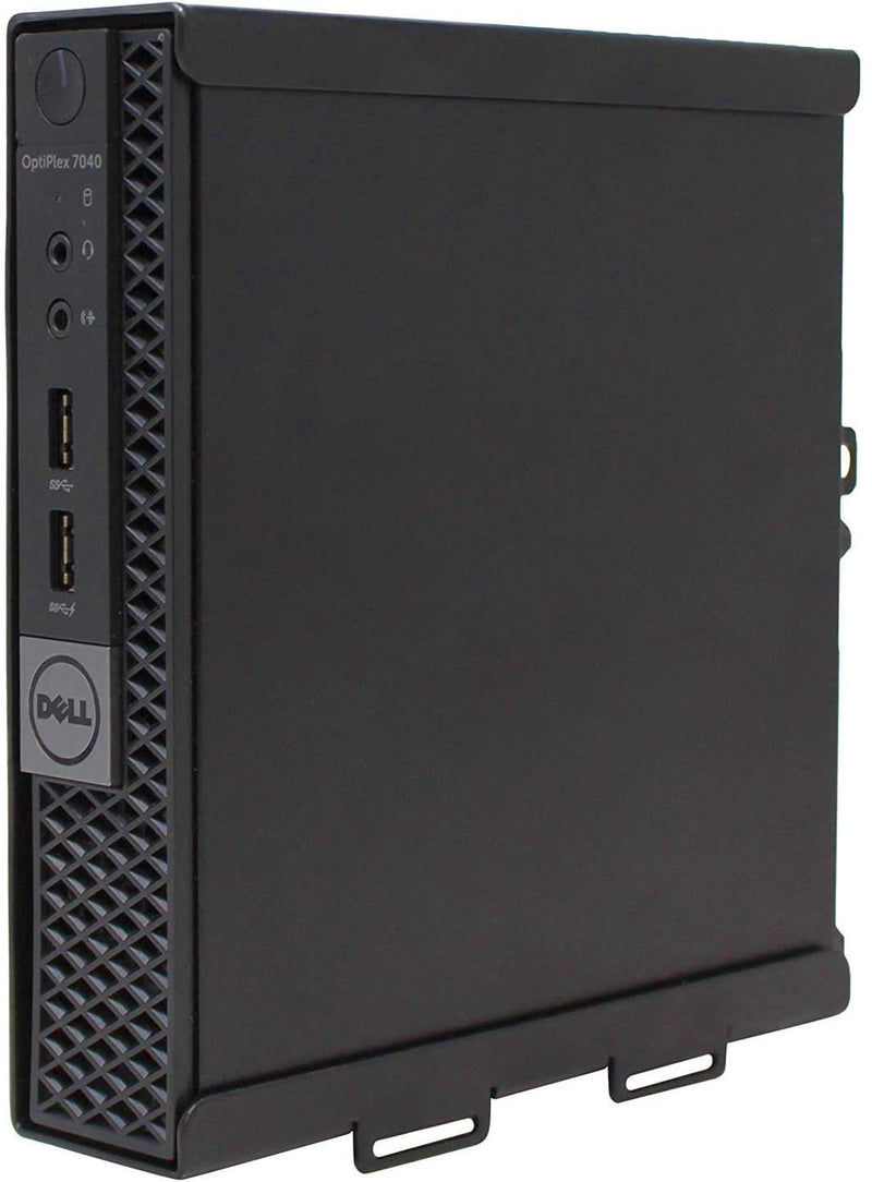 HumanCentric Mount Compatible with Dell OptiPlex Micro Form Factor Case, VESA, Under Desk and Wall Mount Fits MFF 3040, 3046, 3050, 3060, 3070, 3080, 5050, 5060, 5070, 7040, 7050, 7060, 7070, More 1 unit