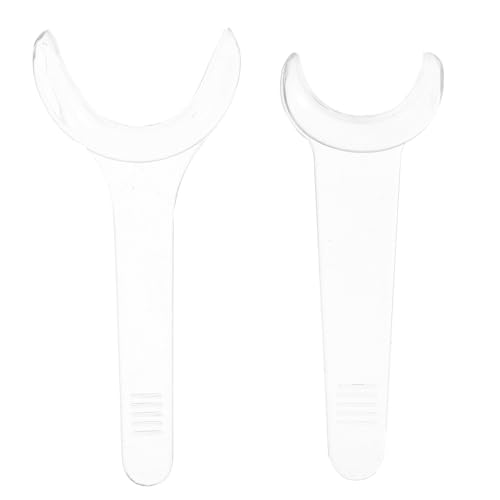 Healifty 8pcs Mouth Opener T-Shape Cheek Holder for Mouth Opener Challenge Party Game Oral Care Dental Care Dental Cleaner R (4 Large 4 Small) for