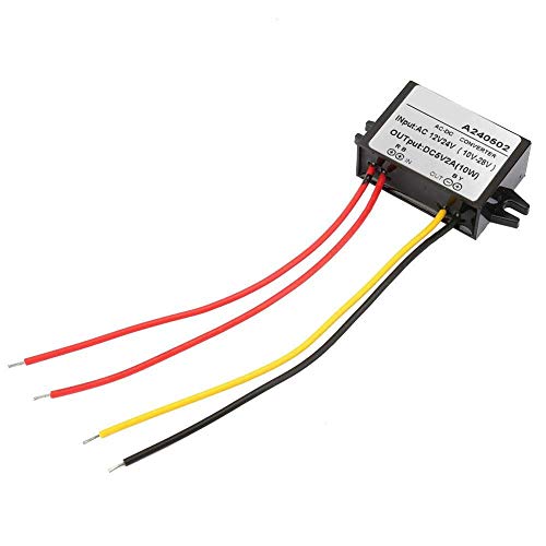 Rectifier AC 12V / 24V to DC 5V Step-Down Converter, AC DC Voltage Converter Module, Voltage Regulator (2A) 2A
