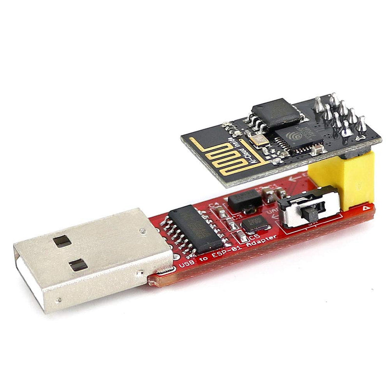 ESP8266 ESP-01S 4MB Serial WiFi Wireless Transceiver Module + CH340G Programmer USB to ESP-01 Wireless Adapter Module 4.5-5.5V