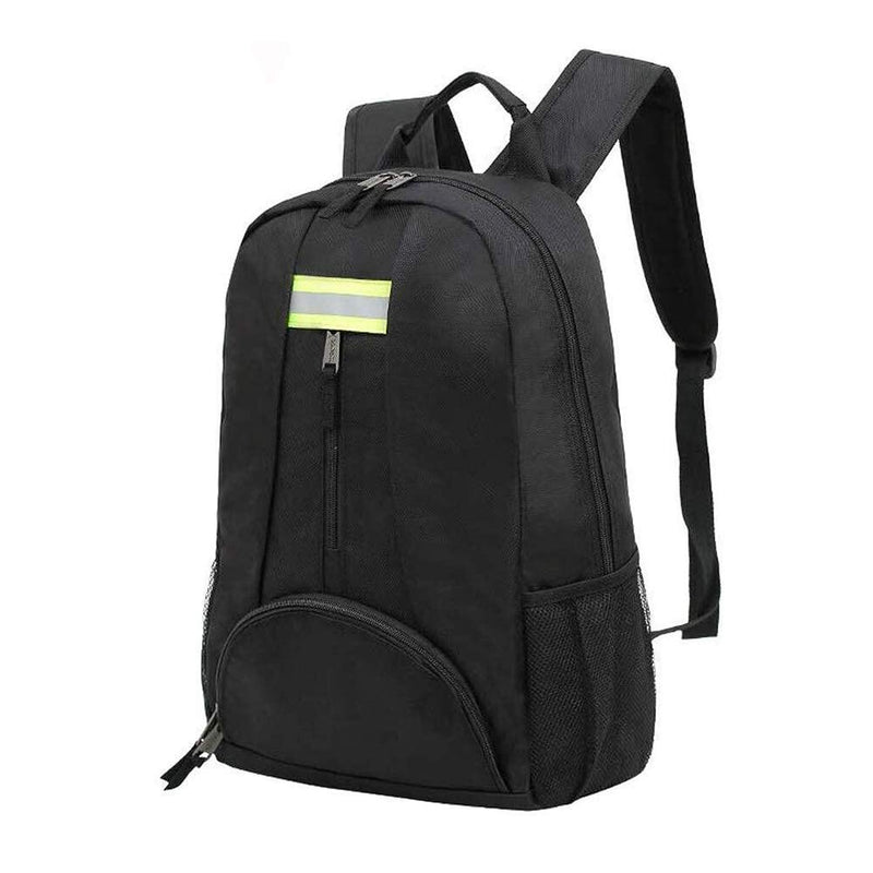 Heavy Duty Tool Backpack, 1680D Oxford Cloth, Electrician's Bag With Durable Handles & Straps Black