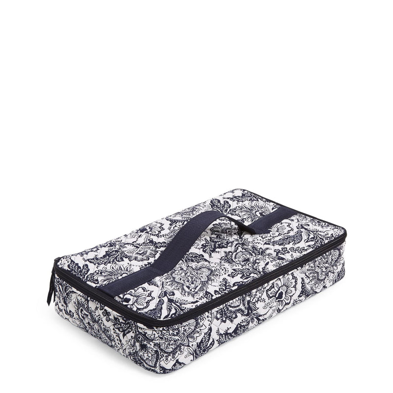 Vera Bradley Women's Cotton Heat Resistant Casserole Carrier One Size Java Navy & White - Recycled Cotton