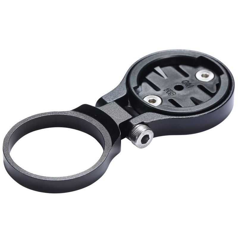 Adjustable Bicycle Stem Computer Mount for Garmin Edge 25 130 200 500 510 520 800 810 820 1000 1030 (Black) Black