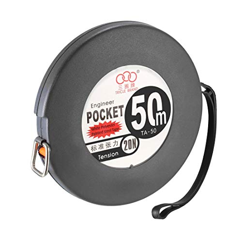 uxcell Measuring Tape Retractable 50 Meter Metric Tape Measure Ruler