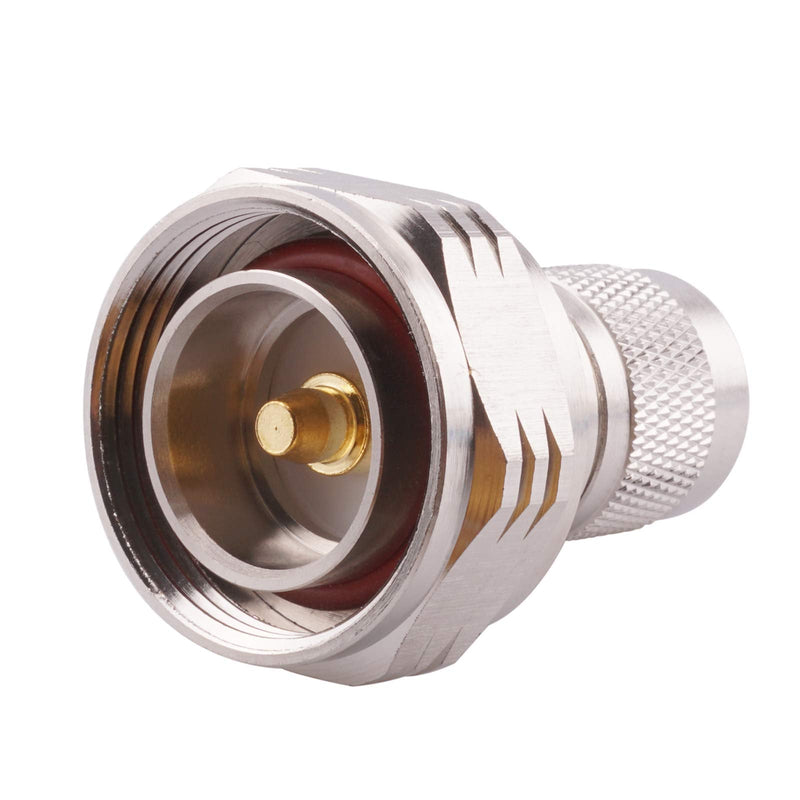 L29 7/16 DIN Male Jack to N Male Plug Rf Coaxial Adapter Connector