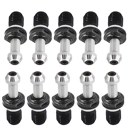 findmall 10Pcs BT40 45°0.589" Pull Stud Retention Knob Replacement for HASS CNC