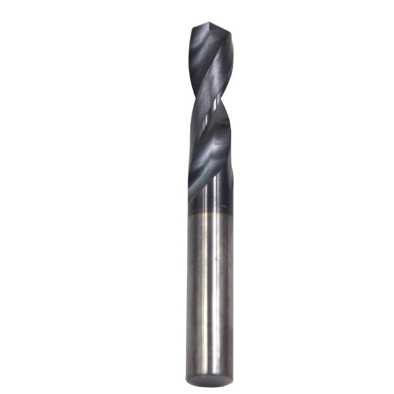 Yeshfit 5/16 Dia,Micro Solid Tungsten Carbide Coated Tip Twist Drill Bits for Stainless Steel,Hardened Steel CNC Metal Drilling (5/16x2-9/16, for Steel) 5/16x2-9/16