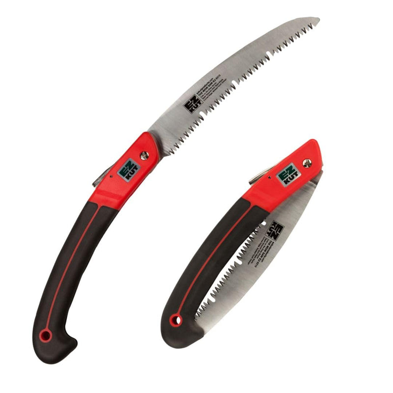 EZ KUT Wow Folding Saw 10 Inch - Foldable Hand Saw for Trees and Wood Cutting - Folding Pruning Saw for Tree Trimming - Pocket Saw Steel Wow Saw