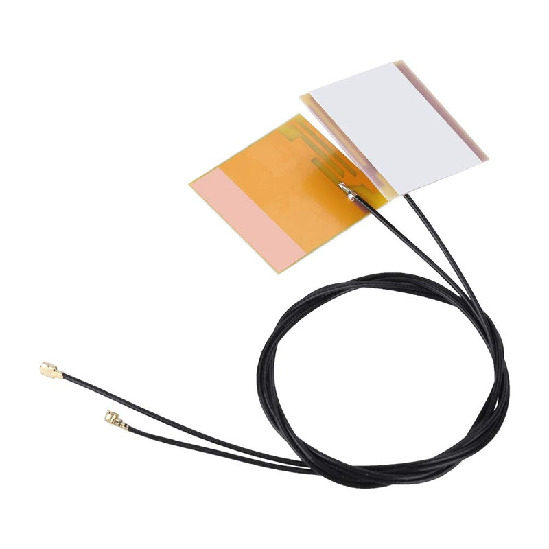 Zerone Mini PCI/IPEX Pigtail Network Antenna Cable, G1 Built-in Antenna for Notebook 2.4G/5G Stable 46cm, 2Pcs