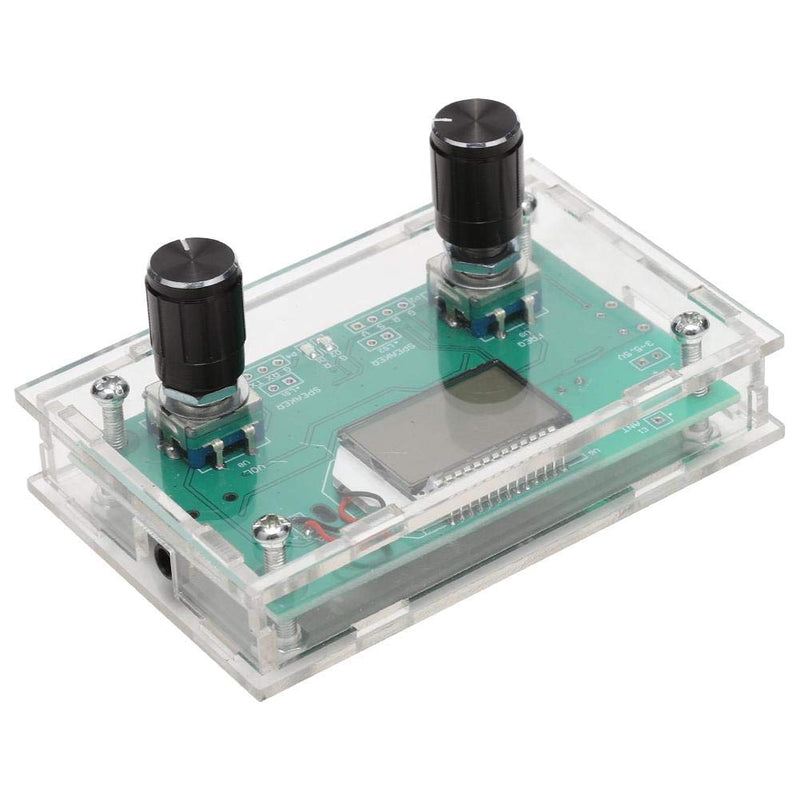 FM Modulator,DSP & PLL Digital Stereo Frequency Modulation Low Power Consumption Less Sound Distortion FM Radio Receiver Module with Acrylic Shell