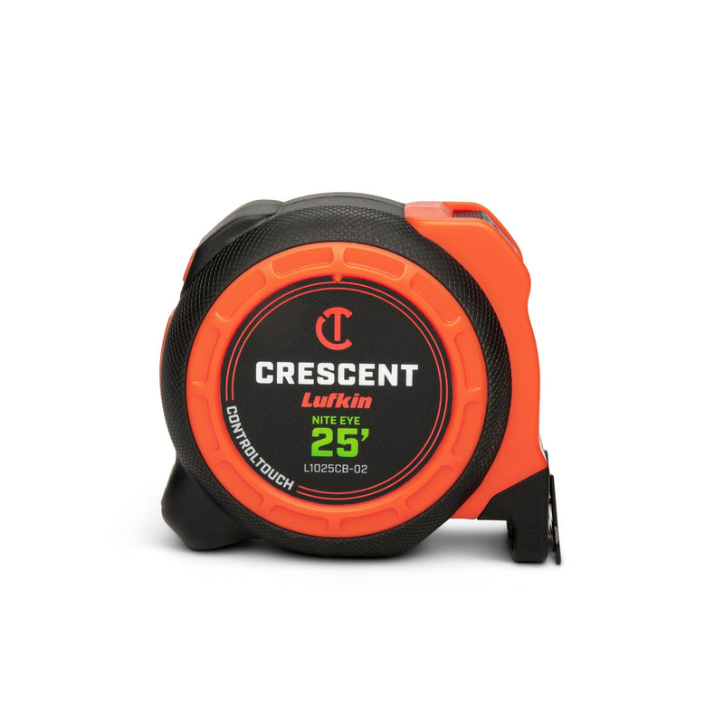 Crescent Lufkin 1-3/16" x 25' CONTROLTOUCH NITE EYE™ Tape Measure | L1025CB-02 25' Tape Measure