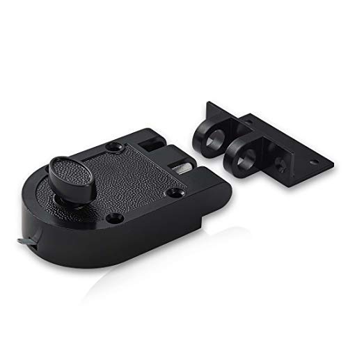 Jimmy Proof Deadbolt Lock with Keyed (Black)