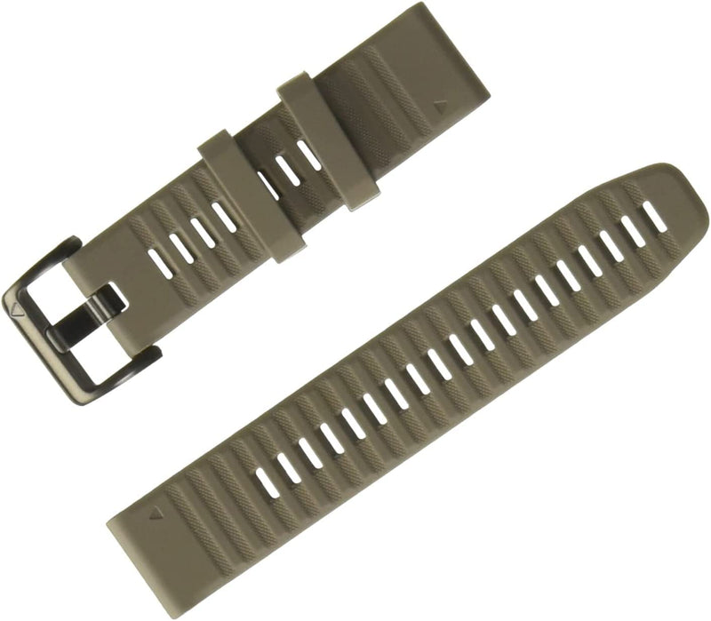 Garmin QuickFit 22 Watch Band - Dark Sandstone Silicone 22mm
