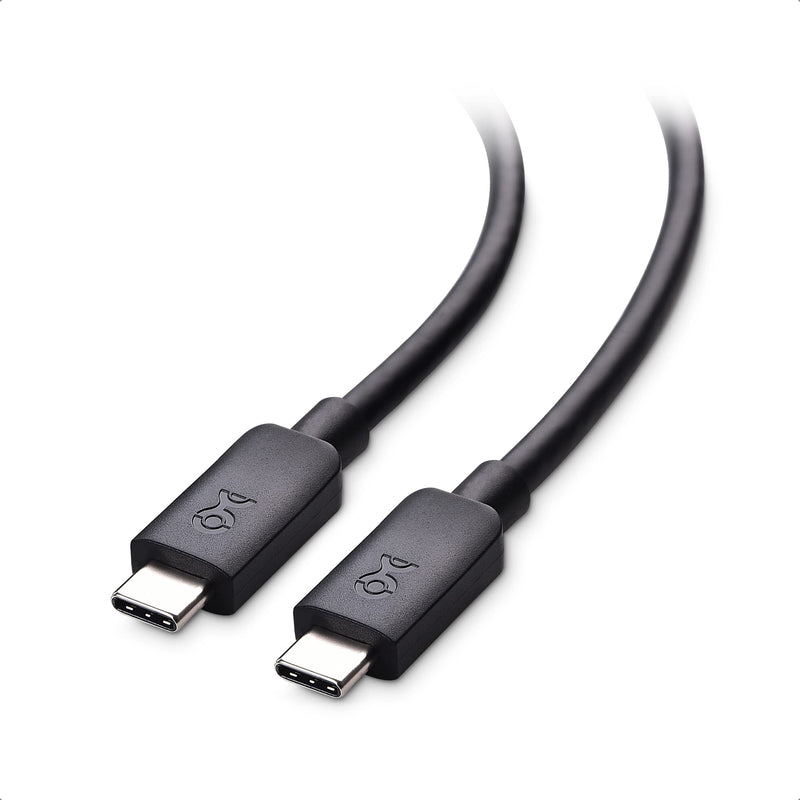 Cable Matters USB C to USB C Monitor Cable 6 ft / 1.8m with 4K 60Hz Video Resolution, 100W Power Delivery, and 5Gbps USB-C 3.1 Gen 1 Data Transfer Black