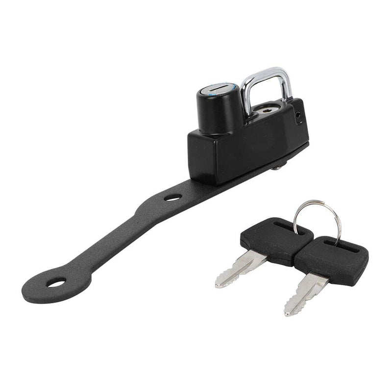 Motorcycle Aluminium Alloy Helmet Lock Kit Compact and Small Size Black Motorcycle Mount Hook Replacement for MT07 FZ07 2014-2017 FJ07 2014-2016