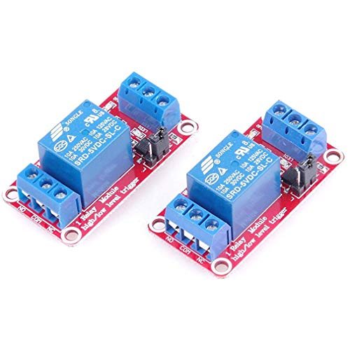 Hailege 2 x 5 V single-channel relay module relay switch with OPTO insulation, high low level trigger