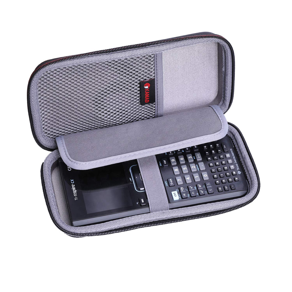 XANAD Calculator Case for Texas Instruments TI-84 Plus CE/TI-84 Plus/TI-Nspire CX II CAS/TI-Nspire CX II/TI-83 Plus/TI-89 Titanium/TI-85 / TI-88 Color Graphing Calculator Grey