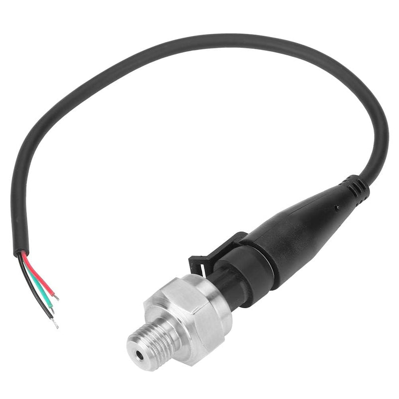 Stainless Steel Pressure Sensor, G1/4 Inch 5V Output 0.5-4.5V/0-5V Pressure Transmitter, Sensor Input for Oil, Fuel, Gas, Air, Water (0-150 PSI) 0--150PSI