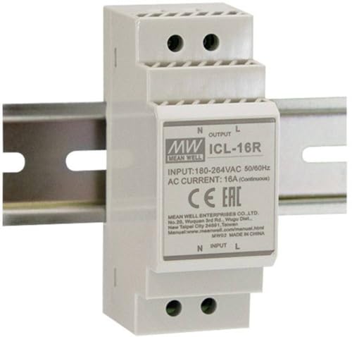Mean Well ICL-16R Inrush Current Limiter Series: ICL-16R/L for inductive and capacitive loads Grey Protection class