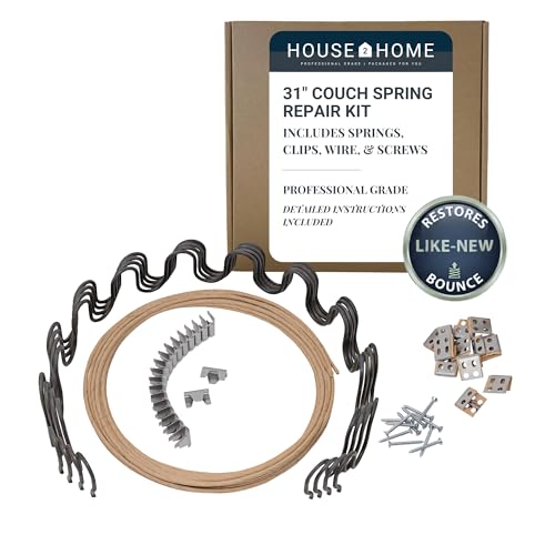 House2Home Zig Zag Spring Upholstery Couch Kit – Heavy Duty 31" 4pk 1 31" 4-pack Spring Kit