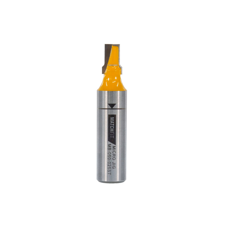 MICROJIG Matchfit MB-050-025ST Relief Router Bit 1/2Shank