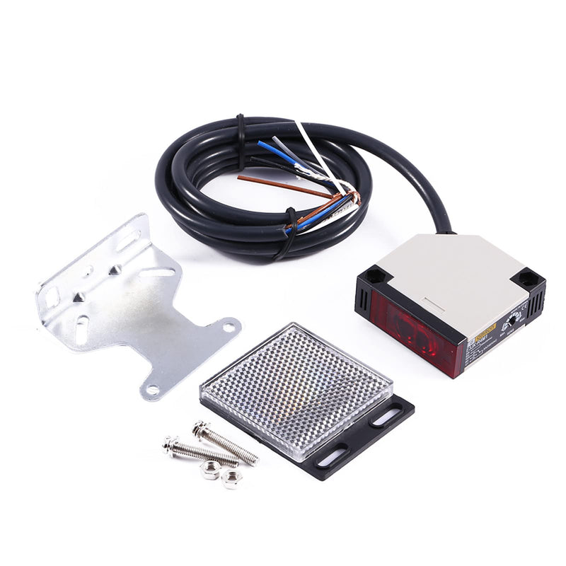 Sensor Switch E3JK-R4M1 90-250V 3A Photoelectric Mirror Photoelectric Cell Gate Photoelectric Sensors Light Switch + Photoelectric Switch