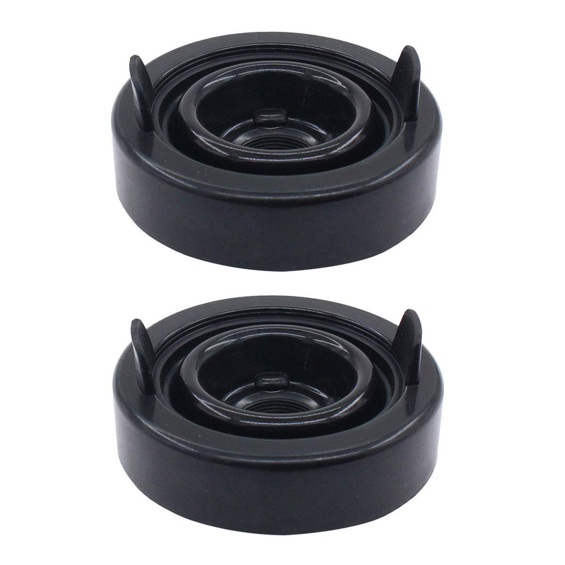 NewYall 2Pcs 80mm Headlight Dust Cover Cap Rubber Seal with 20mm Hole Universal for LED Headlamp Housing Conversion for Honda for Toyota for VW for Kia for Nissan for Hyundai for Ford etc