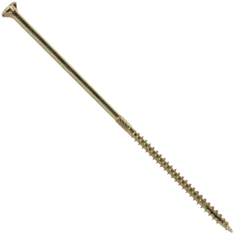 Jake Sales #10 X 6 Gold Star Wood Screw Torx/Star Drive Flat Head - Multipurpose Screws (1 Pound - 33 Approx. Count) #10 X 6" 1 POUND - 33 Approx. Screws