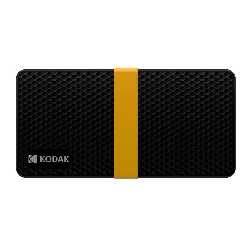 KODAK Portable SSD X200 256GB with USB-C 3.1 Gen 2 (10 Gbps)