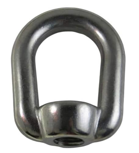 US STAINLESS Stainless Steel 316 Type 804 US Shape Lifting Eye Nut 1" UNC Marine Grade