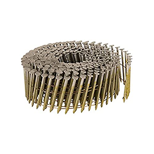 Metabo HPT Wire Coil Siding Nails | 2 Inch x .090 | 304 Stainless Steel | Ring Shank | 900 Count | 13355HPT