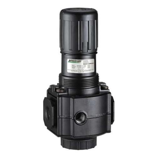 Compressed Air Regulator, Aluminum, 1/2 in NPT, 220 cfm, 300 psi Max Op Pressure, 4ZM22-1 Each