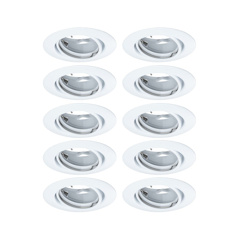 Paulmann EBL 93400 Base LED Recessed Light Round Max. 10 W Recessed Spotlight Matt White