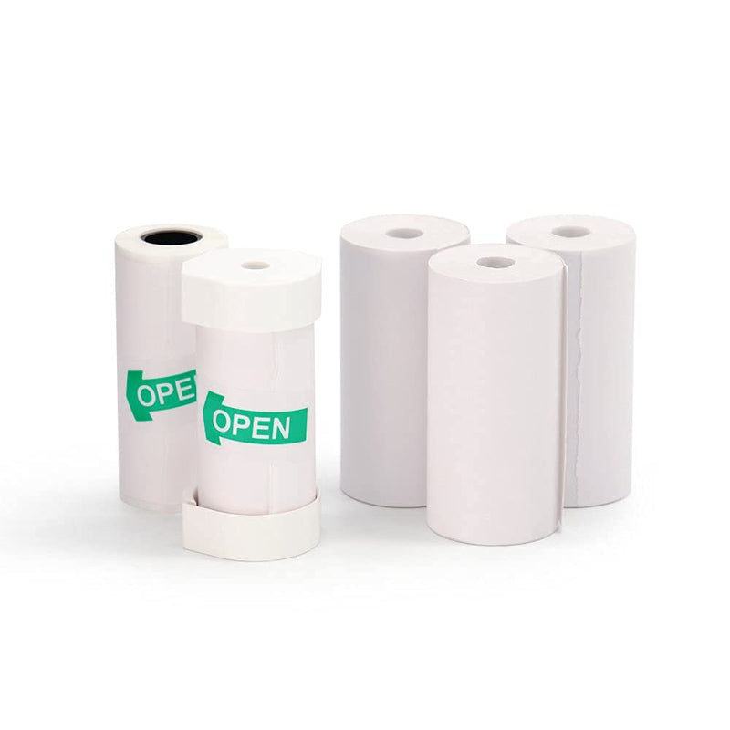 Kidamento Instant Print Kids Camera Original BPA-Free BPS-Free Thermal Printing Paper Roll Refill Set 57mm 2 1/4 Inch Width up to 300 Prints Printing Paper Refill Set