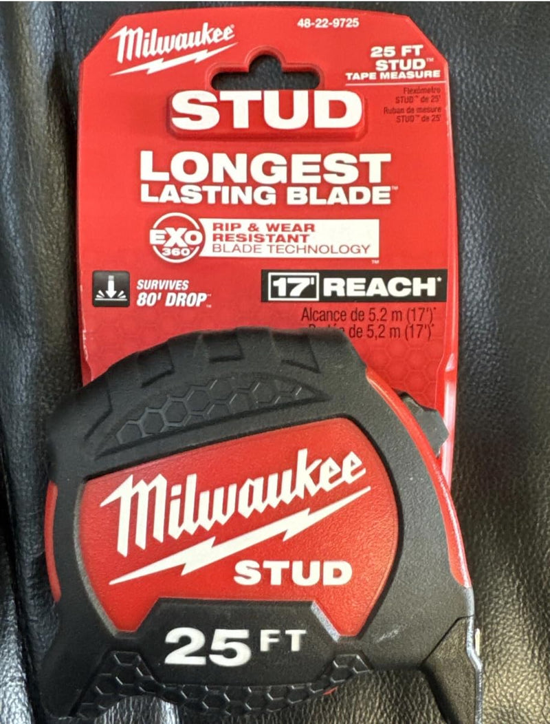 Milwaukee Tape 25FT GEN2 Stud MEAS 14FT 48-22-9725