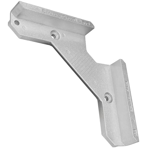 Strong Hand Tools, Aluminum 90º Tru-Angle Fixture Weld, Spatter Proof, Aluminum Alloy, (T-Clearance: 1-1/2″), (Jaw Length: 7″), Can Be Vice Held, LF-2